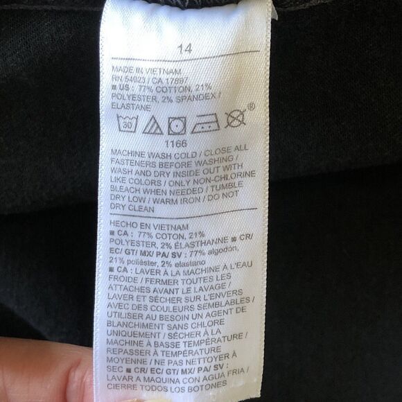 Old Navy Women’s Black High Rise Weekender Flare Pull On Stretch Jeans Size 14 - Picture 12 of 13